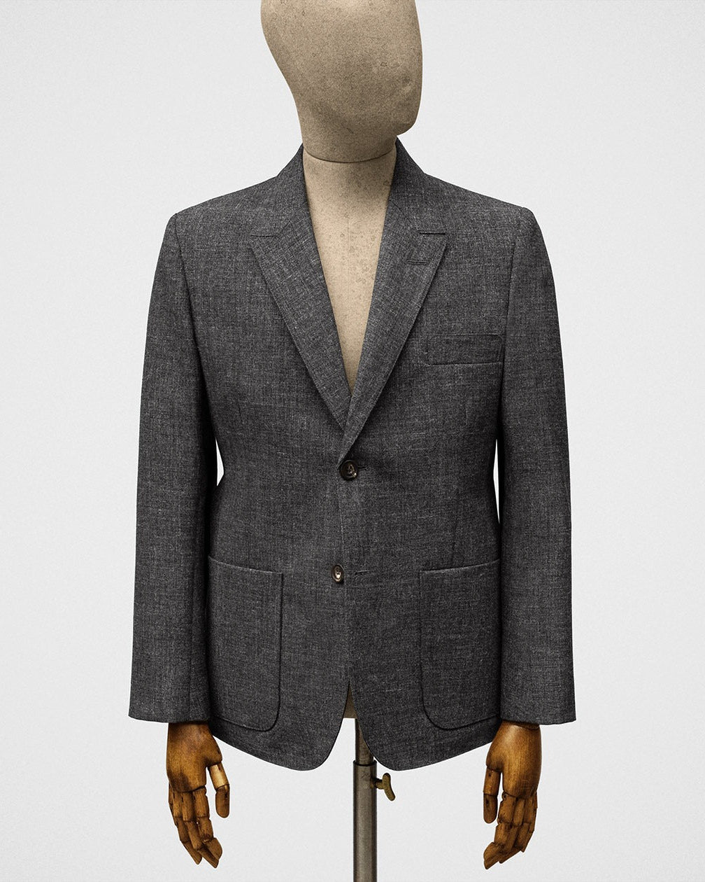 SB jacket in lead grey