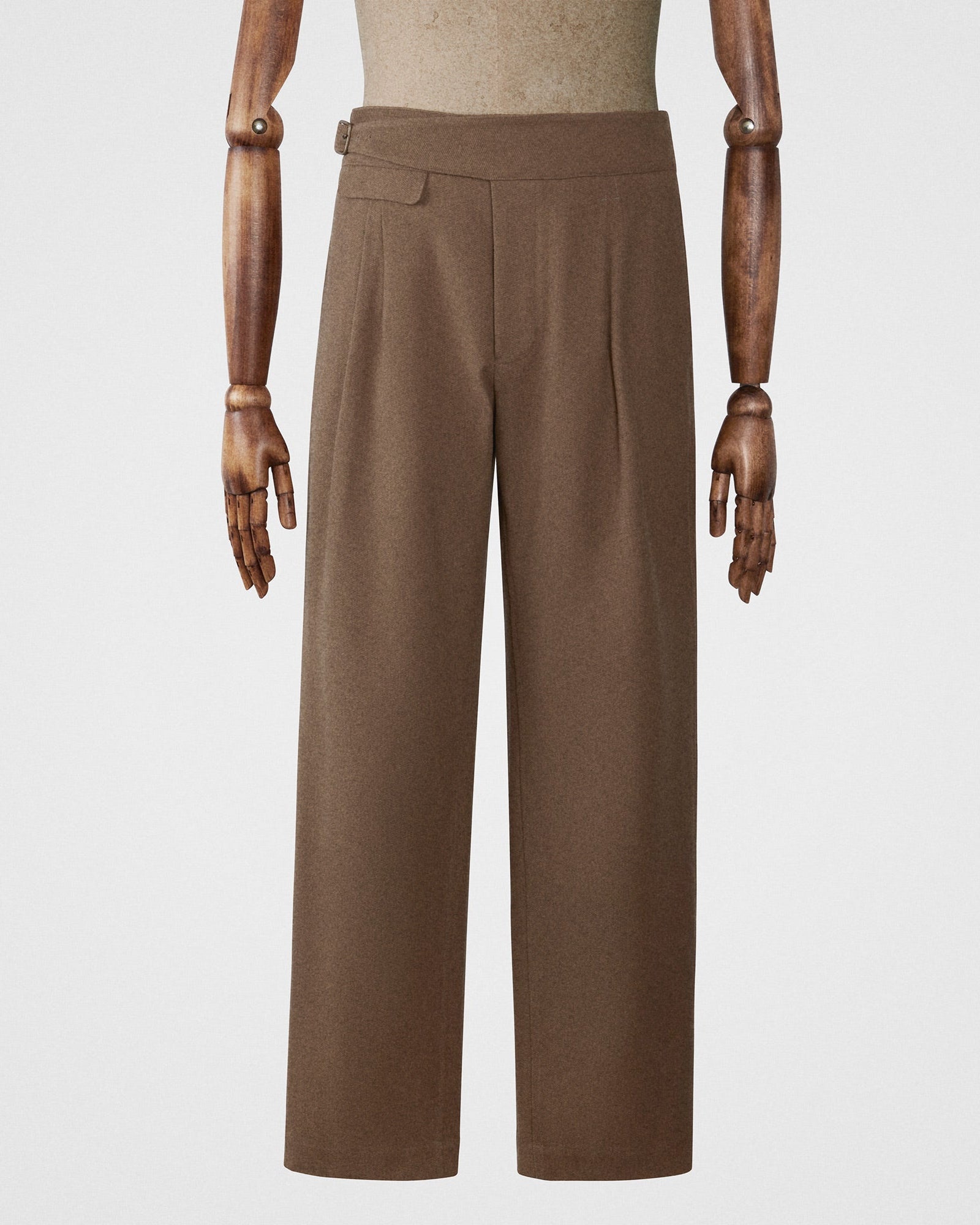 Dress trousers in buckwheat