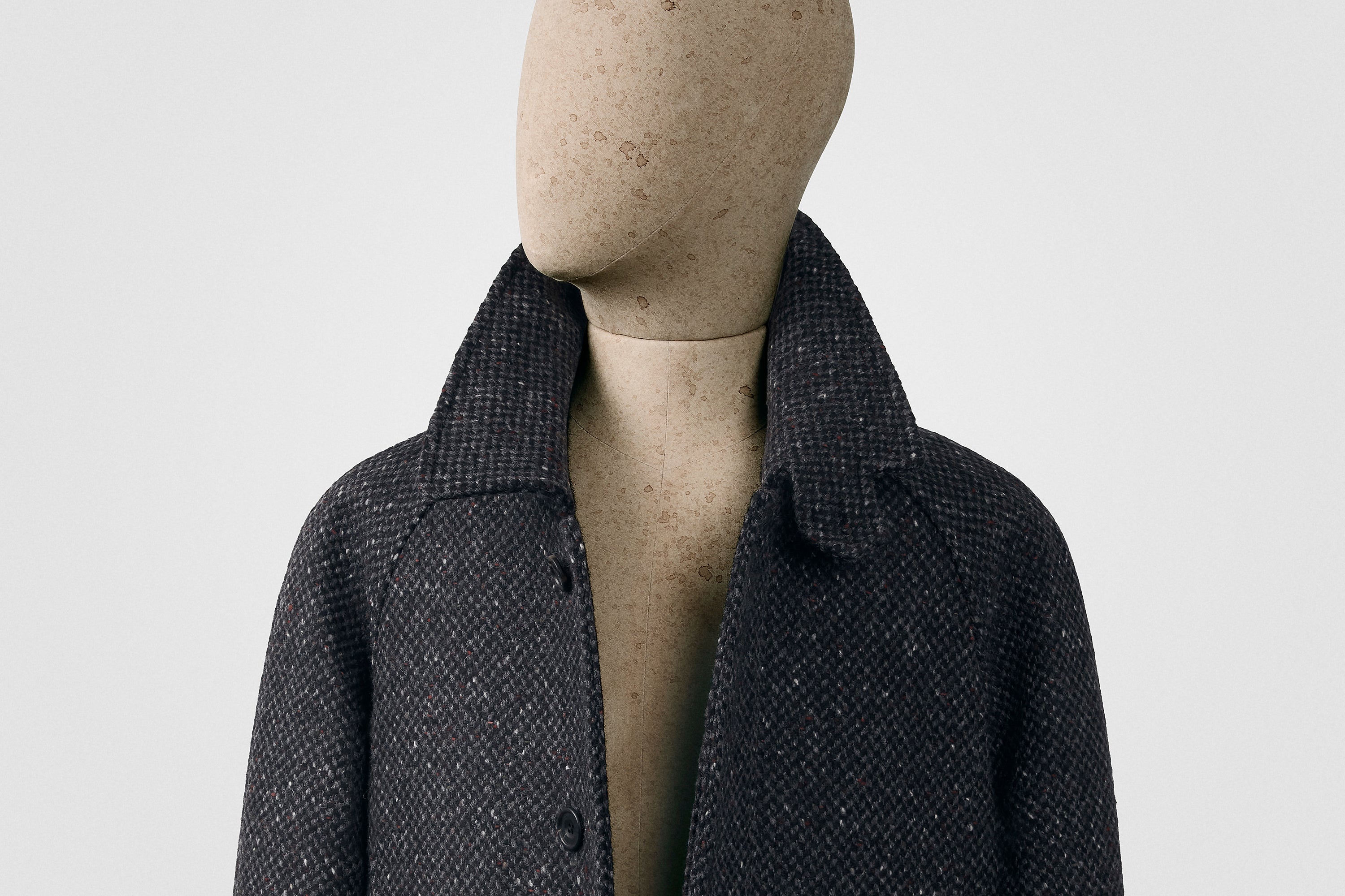 【美品】 HTS BALMACAAN COAT Casentino Balmacaan Coat - Brown ジャケット・アウター