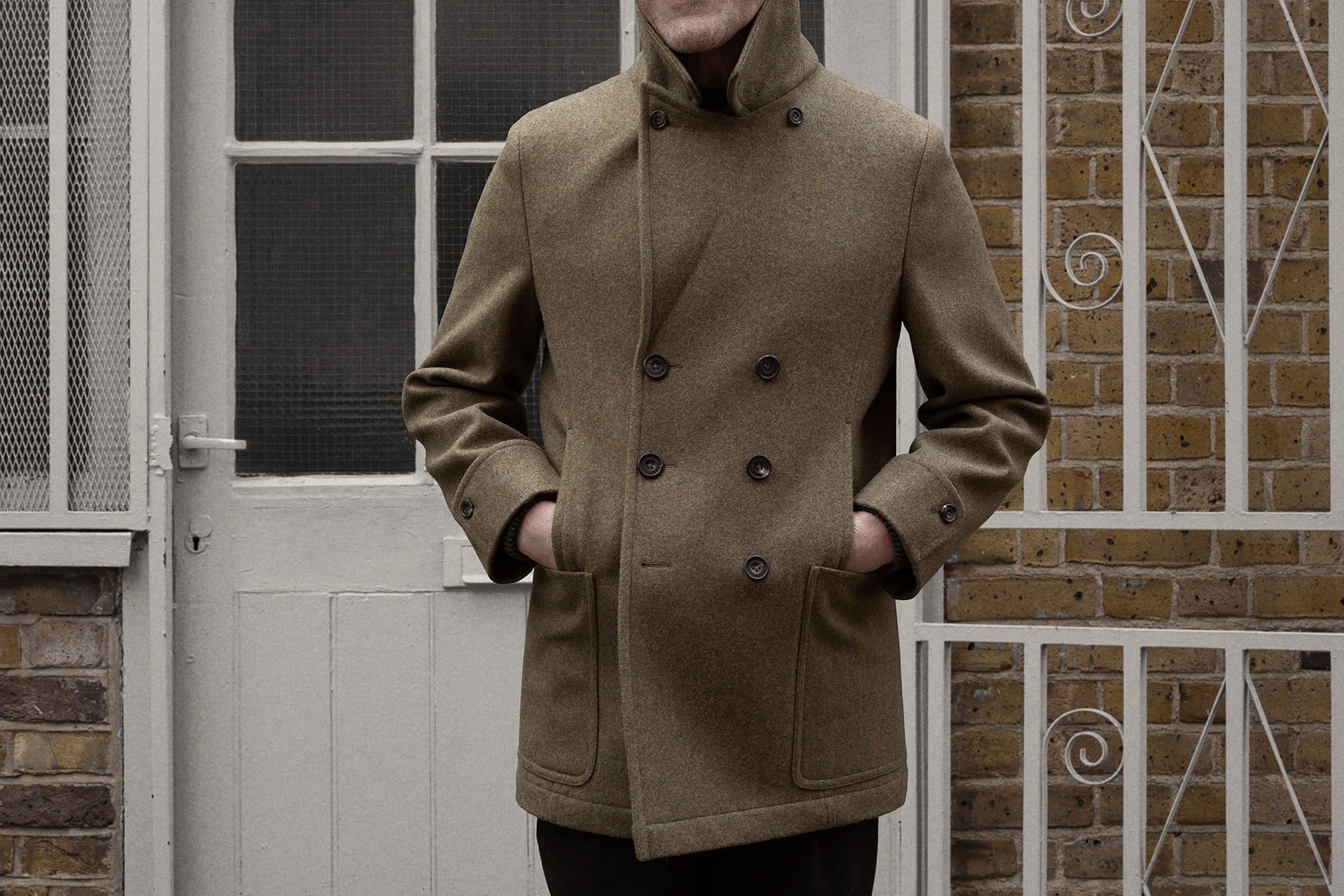 Peacoat in dark navy – S.E.H Kelly