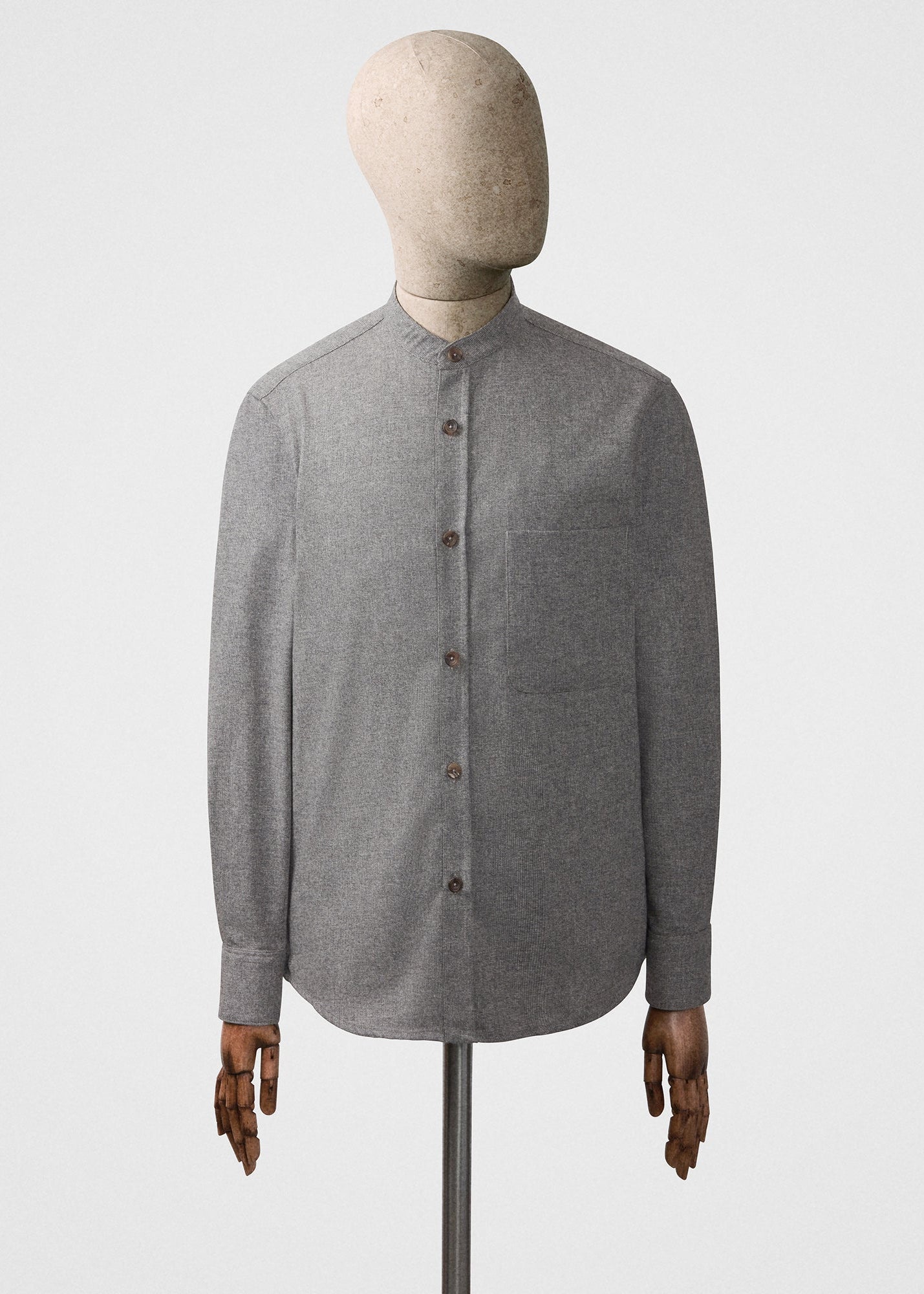 Granddad shirt in dove