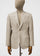SB jacket in linen hopsack in natural