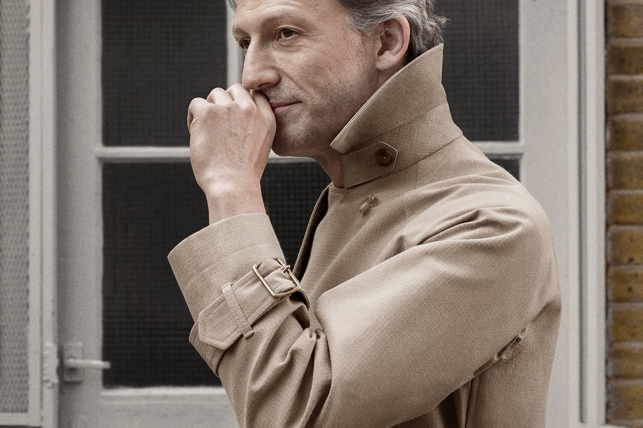 Trench Coat in sand – S.E.H Kelly
